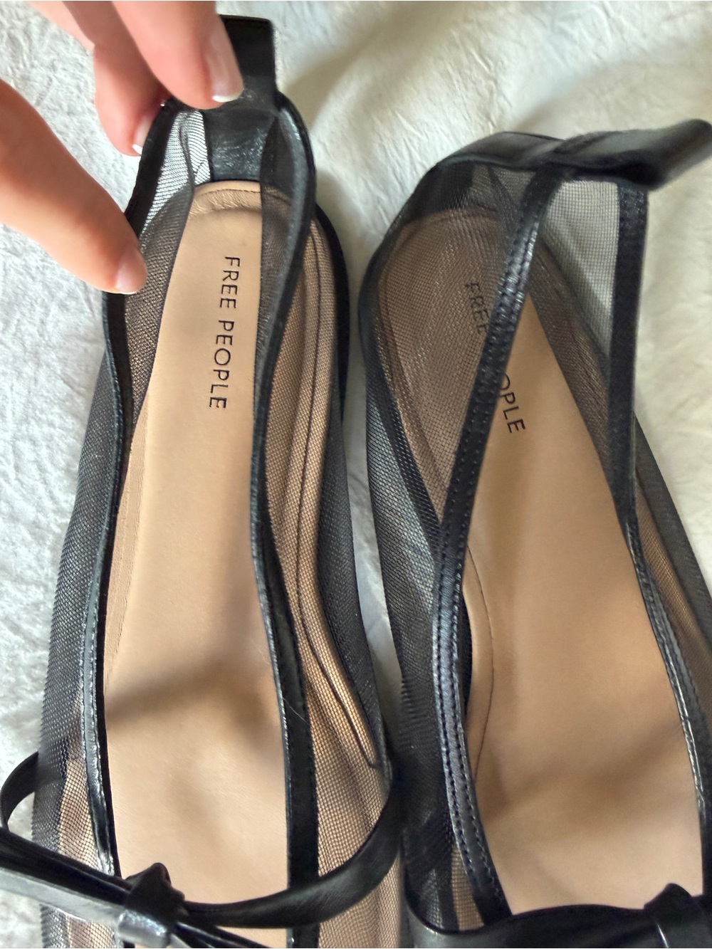 Free People Mesh Mania Bow Flats - Picture 3 of 5